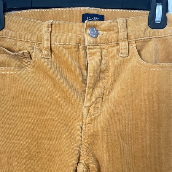 J Crew size 26 Yellow High Rise Skinny Corduroy - Picture 2 of 5